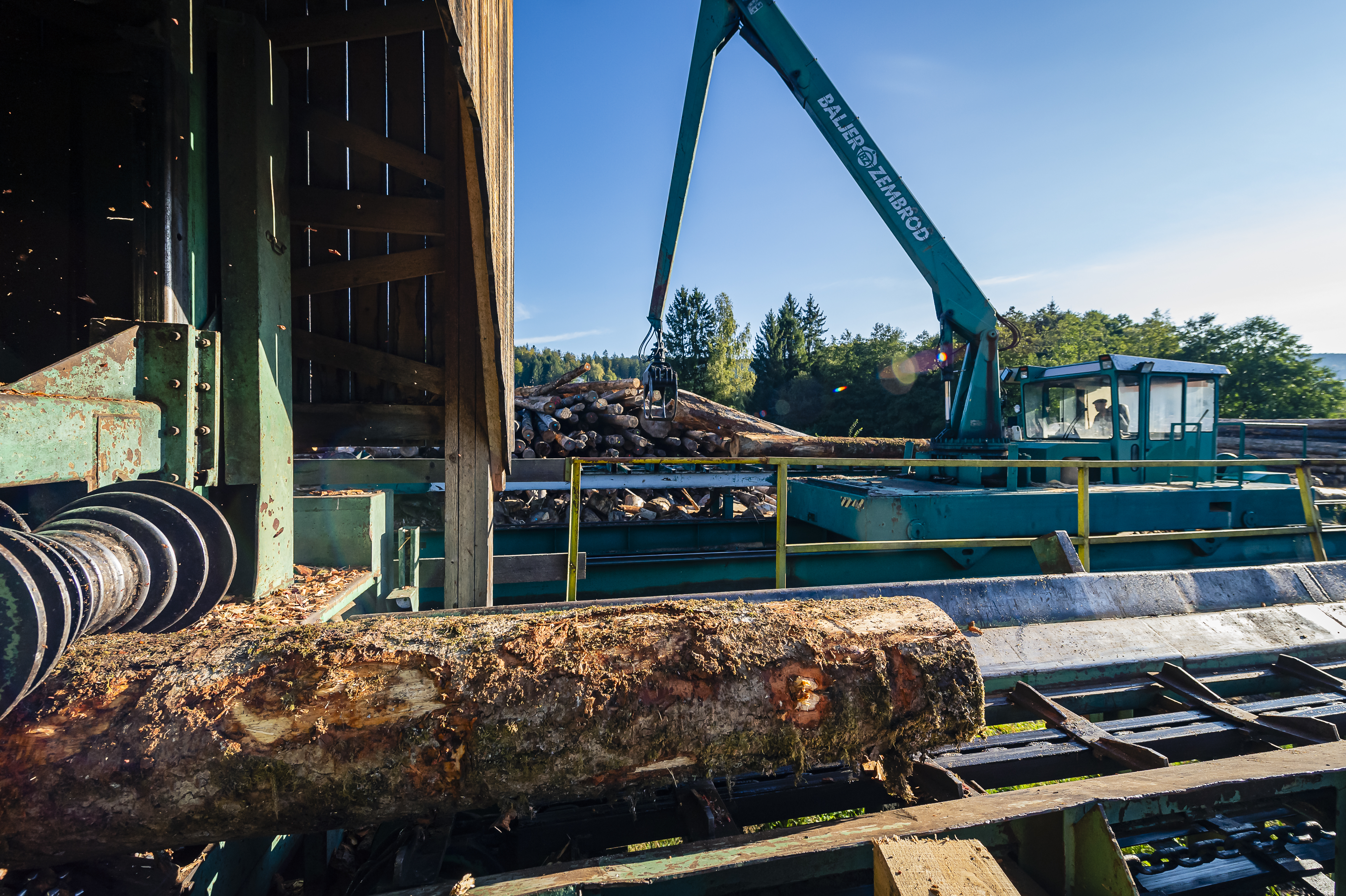 Vosges Gérardmer Le Tholy Scierie Bois Sapin épicéa